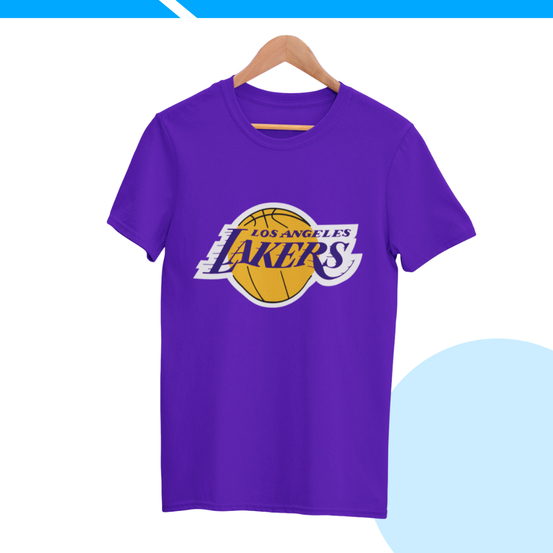 Polera estampada morada Los Angeles LAKERS